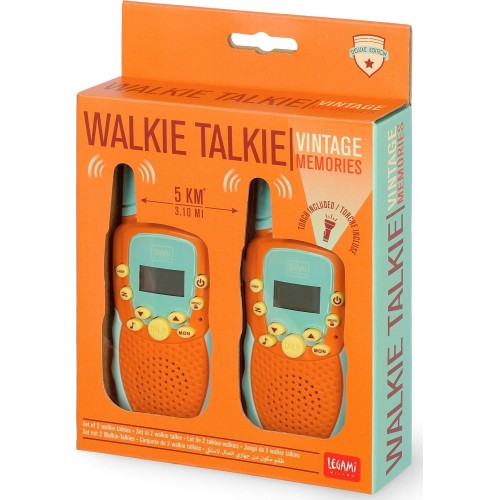 Walkie Walkie Legami Vintage Memories Set Of 2 Walkies Walkies  3-5 Km Εμβέλεια Σε Ανοιχτούς Χώρους Wt0001 WT0001 8052694017354