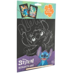 canenco Disney Stitch Stitch Scratch Art 26X19.5Cm 2 Pieces ST23346V 8719668030855