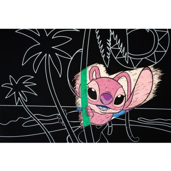 canenco Disney Stitch Stitch Scratch Art 26X19.5Cm 2 Pieces ST23346V 8719668030855