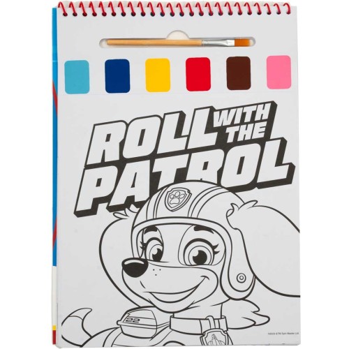 canenco Paw Patrol Watercolour Paint Set Book - Incl. Brush PW24355V1 8719668032484