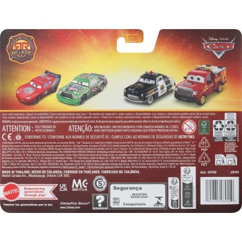 Mattel Disney Cars Disney Pixar Cars Disney and Pixar Cars 2-pack, Set of 2 1:55 Scale Die-cast Toy Vehicles (styles May Vary) D