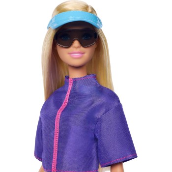 Mattel Barbie “Malibu” Outdoor Adventures Fashion Doll Wearing Adventure Outfit, With 10+ Camping-Themed Accessories Including P