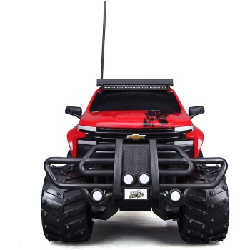 Maisto Tech R/C 1:16 Scale 2.4 GHz Off Road 2019 Chevrolet Silverado, Red 49/82706 RD 090159069867