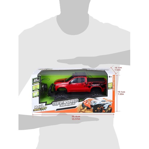 Maisto Tech R/C 1:16 Κλίμακα 2,4 Ghz Off Road 2019 Chevrolet Silverado, Κόκκινο 49/82706 RD 090159069867