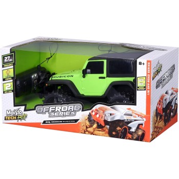 Maisto Tech R/C 1:16 Scale 2.4 GHz Off-road Jeep Wrangler Rubicon, Black 49/82704 BK 090159069881
