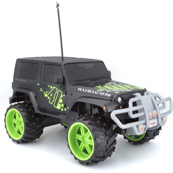 Maisto Tech R/C 1:16 Κλίμακα 2,4 Ghz Off-Road Jeep Wrangler Rubicon, Μαύρο 49/82704 BK 090159069881