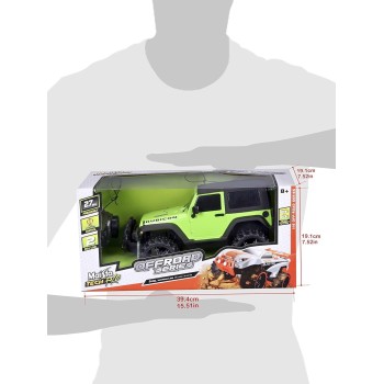 Maisto Tech R/C 1:16 Scale 2.4 GHz Off-road Jeep Wrangler Rubicon, Black 49/82704 BK 090159069881