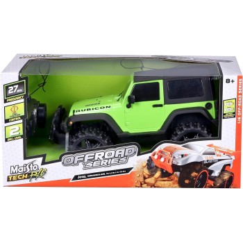 Maisto Tech R/C 1:16 Κλίμακα 2,4 Ghz Off-Road Jeep Wrangler Rubicon, Μαύρο 49/82704 BK 090159069881