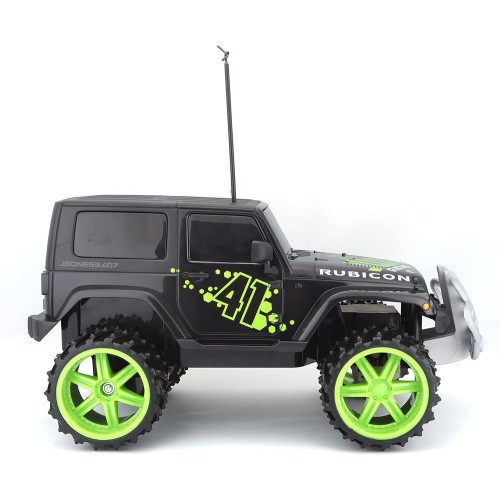 Maisto Tech R/C 1:16 Κλίμακα 2,4 Ghz Off-Road Jeep Wrangler Rubicon, Μαύρο 49/82704 BK 090159069881