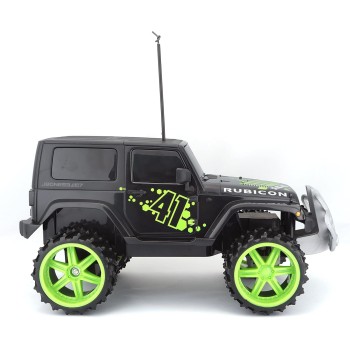 Maisto Tech R/C 1:16 Κλίμακα 2,4 Ghz Off-Road Jeep Wrangler Rubicon, Μαύρο 49/82704 BK 090159069881