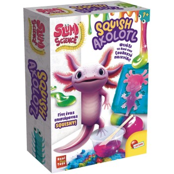 Lisciani Slumi Science Pocket Squish Axolotl Squishy Building Set!7+ Years, 1+ Players 09.110322 8008324114344