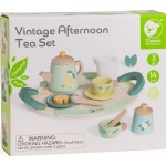 Classic World Vintage Wooden Tea Set C50576 6927049055768