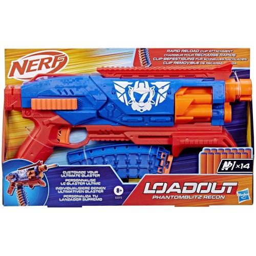 Hasbro Nerf Εκτοξευτης Loadout Phantomblitz Recon G3372 5010996372307