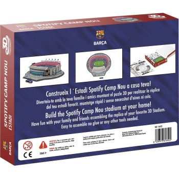 banbo toys Fc Barcelona Stadium 3D - Spotify Camp Nou 16522 8436573616522