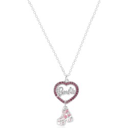 carat shop barbie - Κολιέ crystal heart and roller skate necklace BMN00004 5055583451973