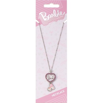 carat shop barbie - crystal heart and roller skate necklace BMN00004 5055583451973