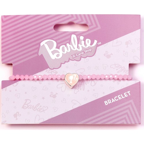 carat shop barbie - Βραχιόλι φιλίας με χάντρες barbie σε σχήμα καρδιάς  BMFB0007 5055583452000