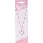 carat shop barbie - pink enamel heart pendant necklace with crystal BMN00003 5055583451966