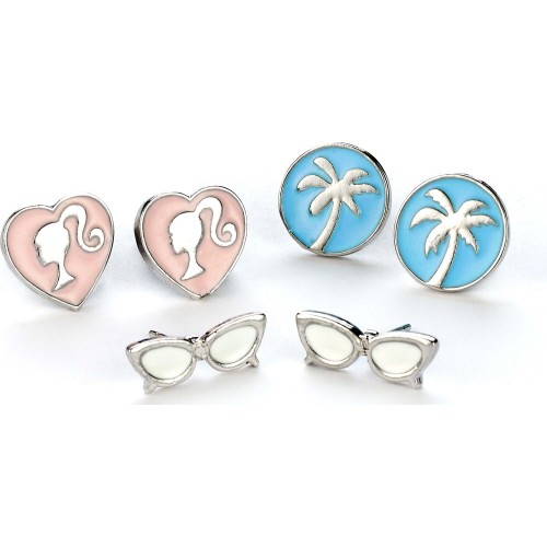carat shop barbie - set of three earring studs BMES0011 5055583452048