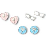 carat shop barbie - set of three earring studs BMES0011 5055583452048