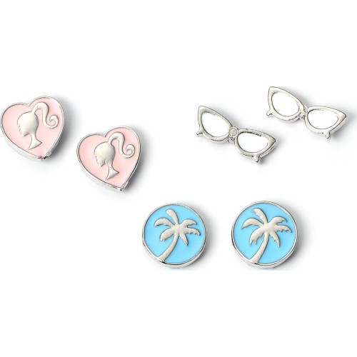 carat shop barbie - set of three earring studs BMES0011 5055583452048
