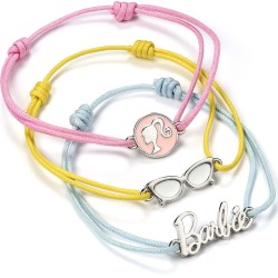 carat shop barbie - Σετ με τρία βραχιόλια φιλίας BMFB0010 5055583452031