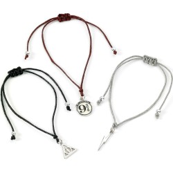 carat shop harry potter - deathly hallows friendship bracelet set multi HPFB0450 5055583451454