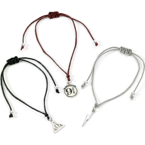 carat shop harry potter - deathly hallows Βραχιόλια Φιλίας set multi HPFB0450 5055583451454