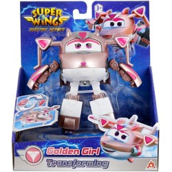 Just toys Super Wings - Electric Heroes | Super Wings Electric Heroes Transforming 15Cm. Golden Girl 780200 6911400440546