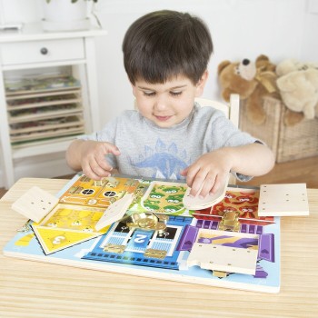Melissa and Doug bloackables: επιτραπέζιο με σύρτες (6075185) 6075185 681147006140