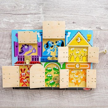Melissa and Doug bloackables: επιτραπέζιο με σύρτες (6075185) 6075185 681147006140