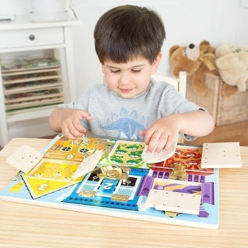 Melissa and Doug bloackables: επιτραπέζιο με σύρτες (6075185) 6075185 681147006140