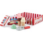 Melissa and Doug pretend play: wood scoop & stack - ice cream playset (6074871) 6074871 681147005228