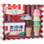 Melissa and Doug pretend play: wood scoop & stack - ice cream playset (6074871) 6074871 681147005228