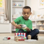 Melissa and Doug pretend play: wood scoop & stack - ice cream playset (6074871) 6074871 681147005228