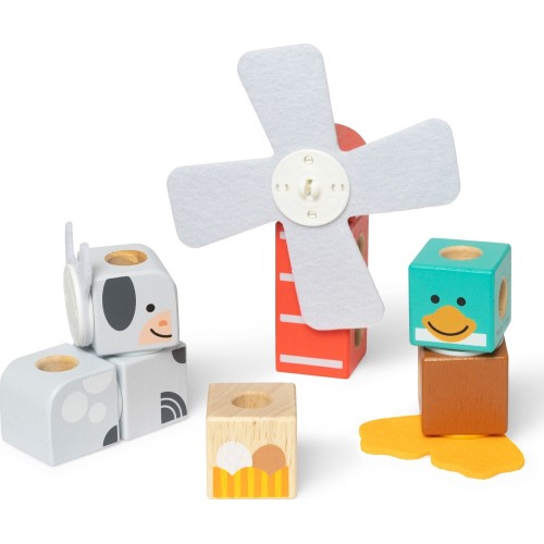 Melissa and Doug bloackables: farm friends (6074896) 6074896 681147005471