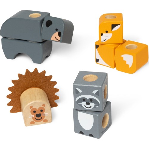 Melissa and Doug blockables: woodland friends (6074895) 6074895 681147005464