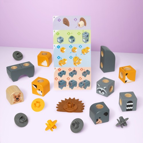 Melissa and Doug blockables:φίλοι του δάσους (6074895) 6074895 681147005464