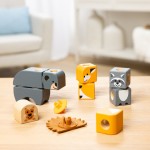 Melissa and Doug blockables:φίλοι του δάσους (6074895) 6074895 681147005464