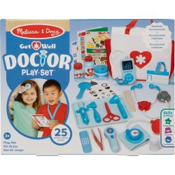 Melissa and Doug pretend play: non-wood - getwell σετ γιατρού (6074884) 6074884 681147005358