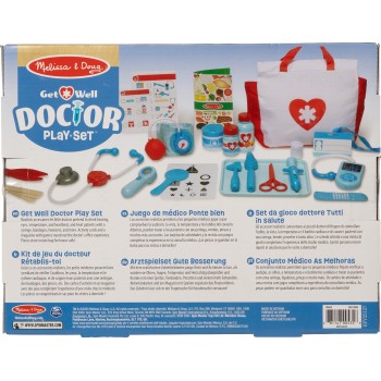 Melissa and Doug pretend play: non-wood - getwell σετ γιατρού (6074884) 6074884 681147005358