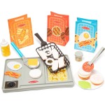 Melissa and Doug pretend play: non-wood flip & fry grill set (6074893) 6074893 681147005440