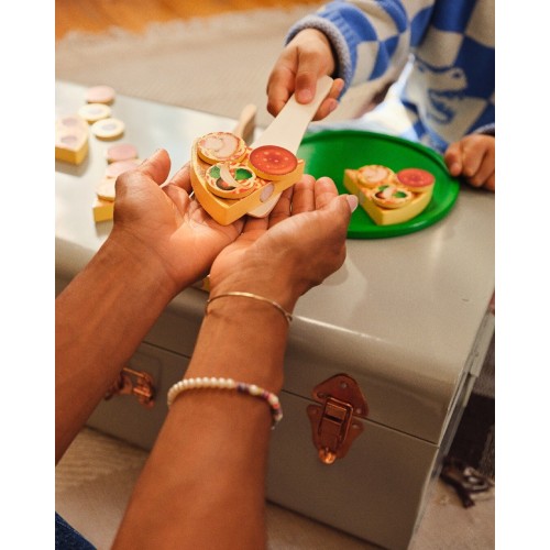 Melissa and Doug pretend play: wood - pizza party playset (6074863) 6074863 681147005143