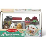 Melissa and Doug pretend play: wood - scoop & serve ice-cream counter play set (6074905) 6074905 681147005563