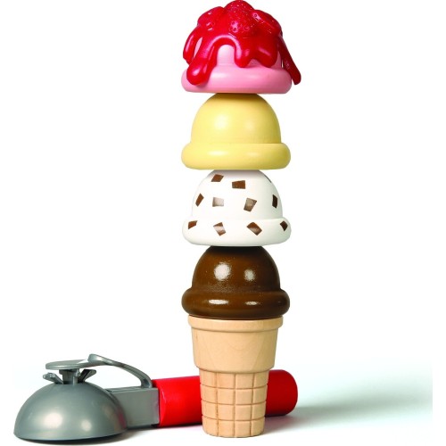 Melissa and Doug Pretend Play: Wood - Scoop & Serve Ice-Cream Ξύλινος Πάγκος Παγωτού 6074905 681147005563