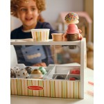 Melissa and Doug pretend play: wood - scoop & serve ice-cream counter play set (6074905) 6074905 681147005563