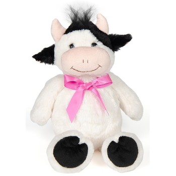 Christakopoulos Plush Cow With Fuchsia Bow 28cm. 21712 5212054705052