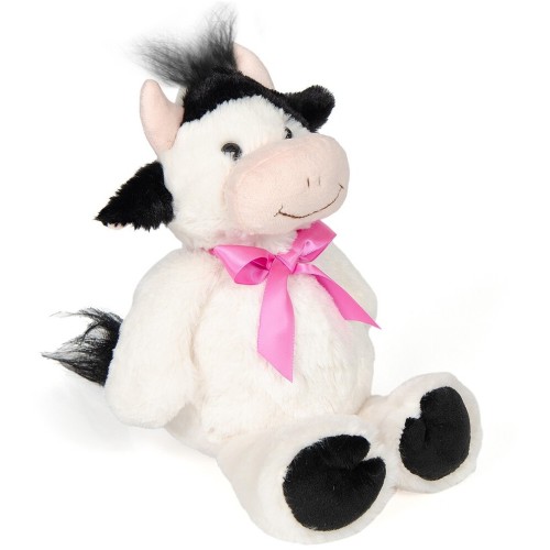 Christakopoulos Plush Cow With Fuchsia Bow 28cm. 21712 5212054705052