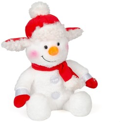 Christakopoulos Snowman With Moving Nose and Light 23cm. Sitting and 35 cm. Upright 8189 5212054705472