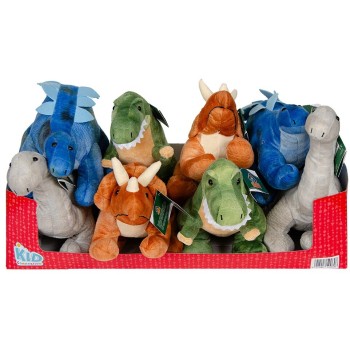 Christakopoulos Plush Dinosaurs in 4 Designs With Display 38-43cm. 21729 5212007599592
